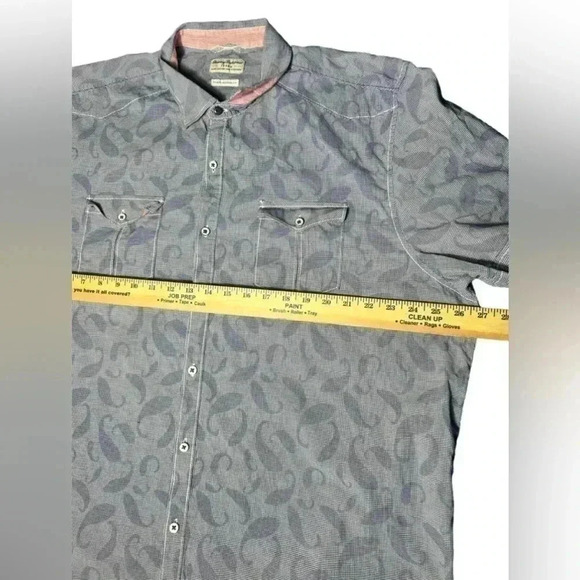 TOMMY BAHAMA JEANS ISLAND MODERN FIT SHORT SLEEVE BUTTON UP MEN'S SHIRT, XXL - Picture 3 of 10